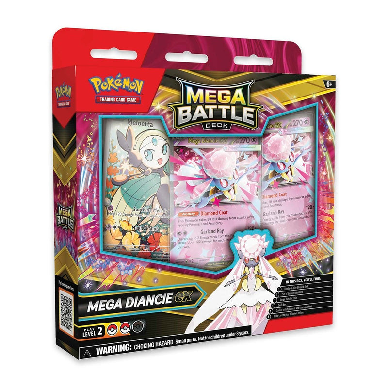 2025 Pokémon Mega Evolution Mega Diancie ex Metal Battle Deck