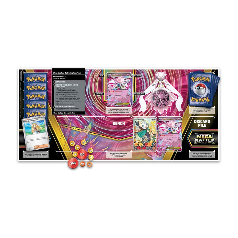 2025 Pokémon Mega Evolution Mega Diancie ex Metal Battle Deck