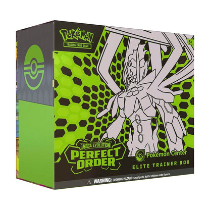 Pre-Order Pokémon TCG: Mega Evolution-Perfect Order Pokémon Center Elite Trainer Box