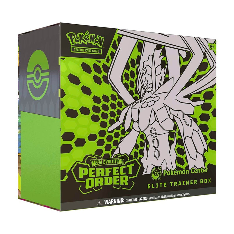 Pre-Order Pokémon TCG: Mega Evolution-Perfect Order Pokémon Center Elite Trainer Box