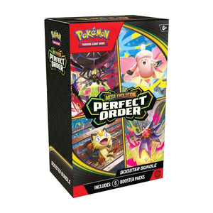 Pre-Order Pokémon TCG: Mega Evolution-Perfect Order Booster Bundle (6 Packs)