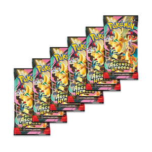 PRE-ORDER Pokémon TCG: Mega Evolution-Ascended Heroes Booster Bundle (6 Packs)