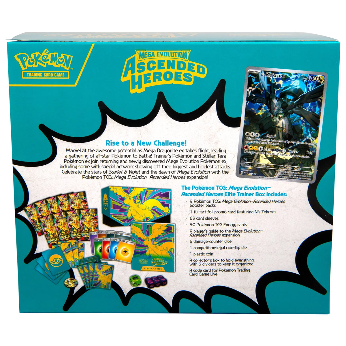 Pokemon Mega Evolution Ascended Heroes Elite Trainer Box